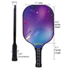 Pickleball Rackets PB00053 Triangles Pickleball Paddles-Can Play Pickleball on Tennis Court